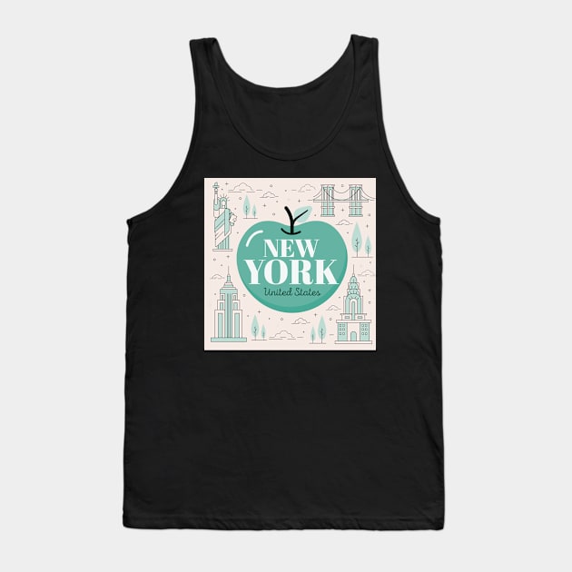 New York City Tank Top by timegraf